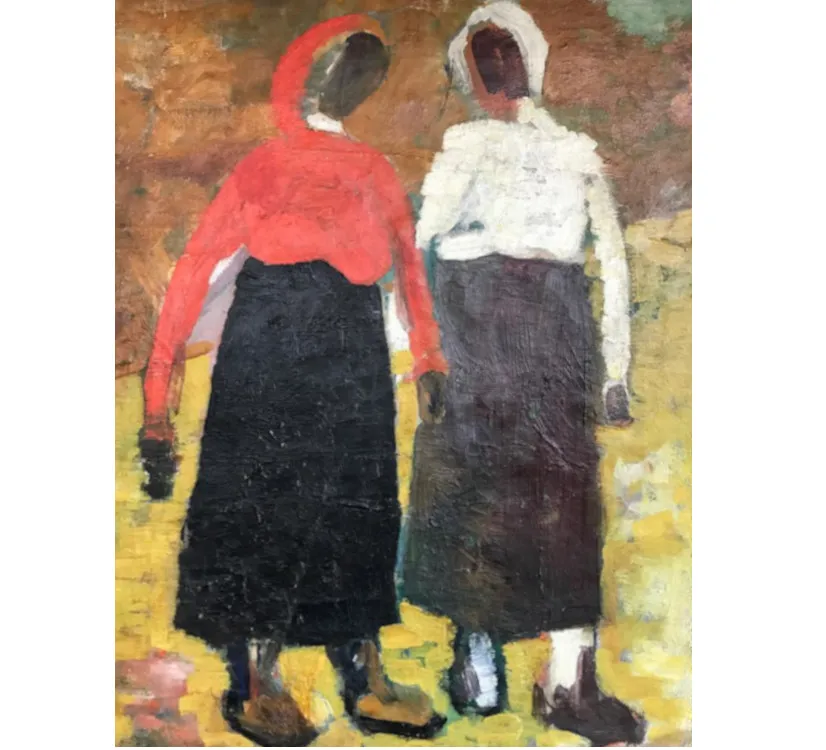 The two peasant women – Kazimir Malevich