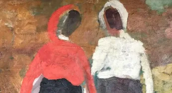 Kazimir Malevich “Two Peasants” 1929-1930