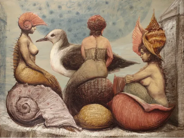 Las Sirenas - Roberto Fabelo - the mermaids