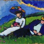 Gabriele Münter influence, Kandinsky abstraction, Bavarian glass painting, Hinterglasmalerei, Murnau art, Kandinsky early work, Münter painting style, Abstract art origins, German modernism, Blue Rider group, Kandinsky color theory, Artistic partnership