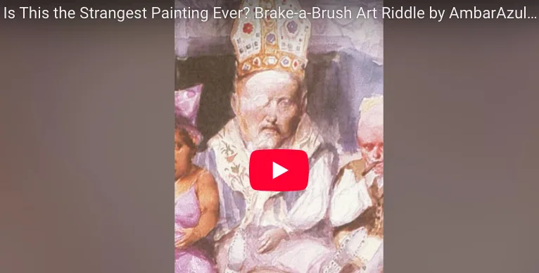 Art Riddles Brake-a-Brush AmbarAzulArt #59