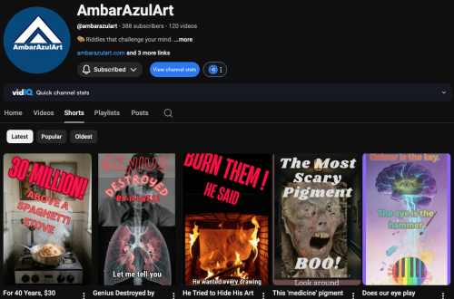 AmbarAzulArt YouTube