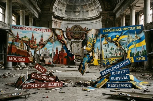 Russian and Ukrainian art separated